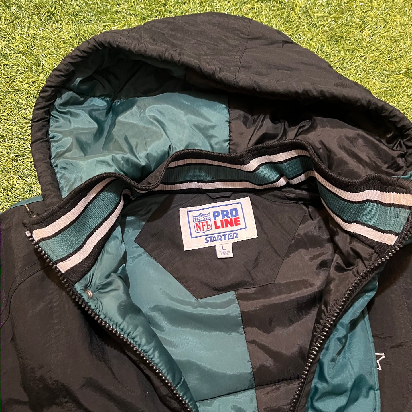 Vintage 90s NFL Philadelphia Eagles Pro-Line Starter Jacket Size Large