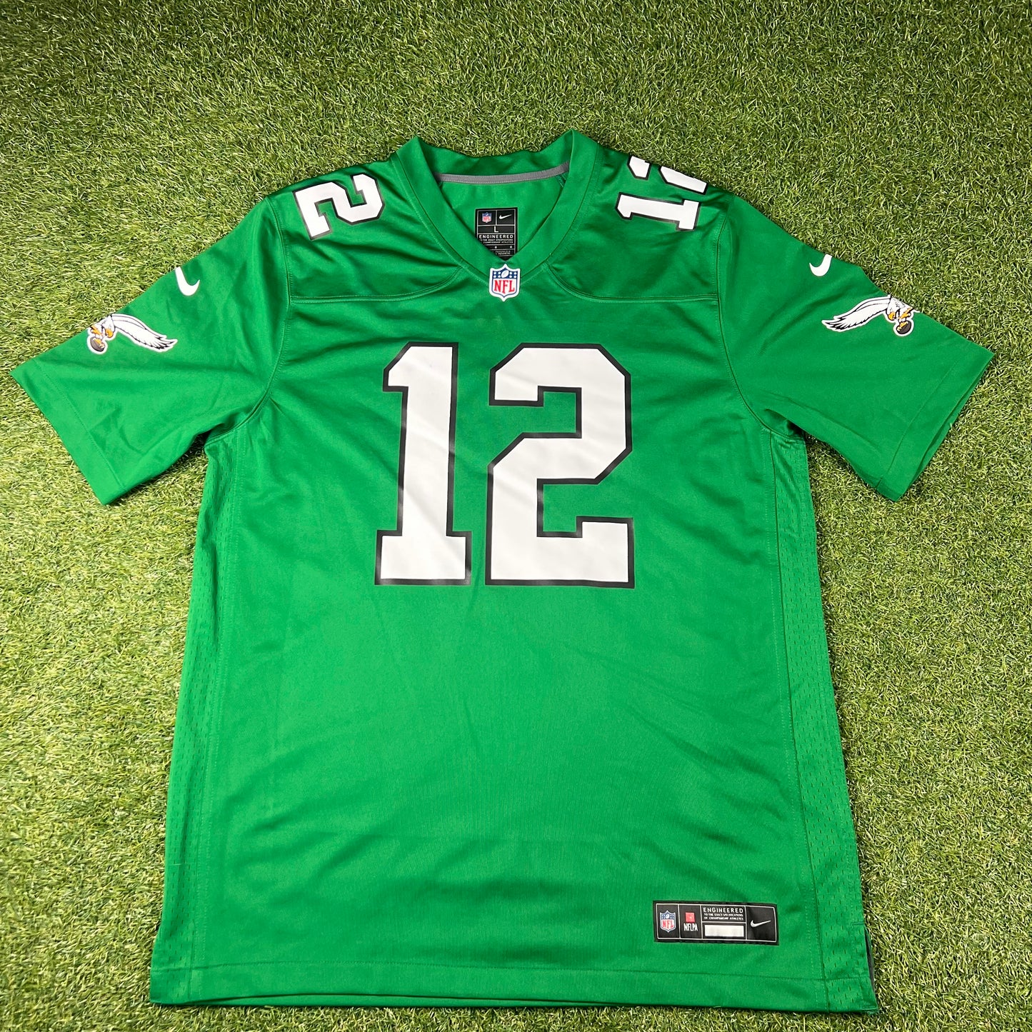 Philadelphia Eagles Randall Cunningham Philadelphia Legacy Replica Jersey Kelly Green: Size Large