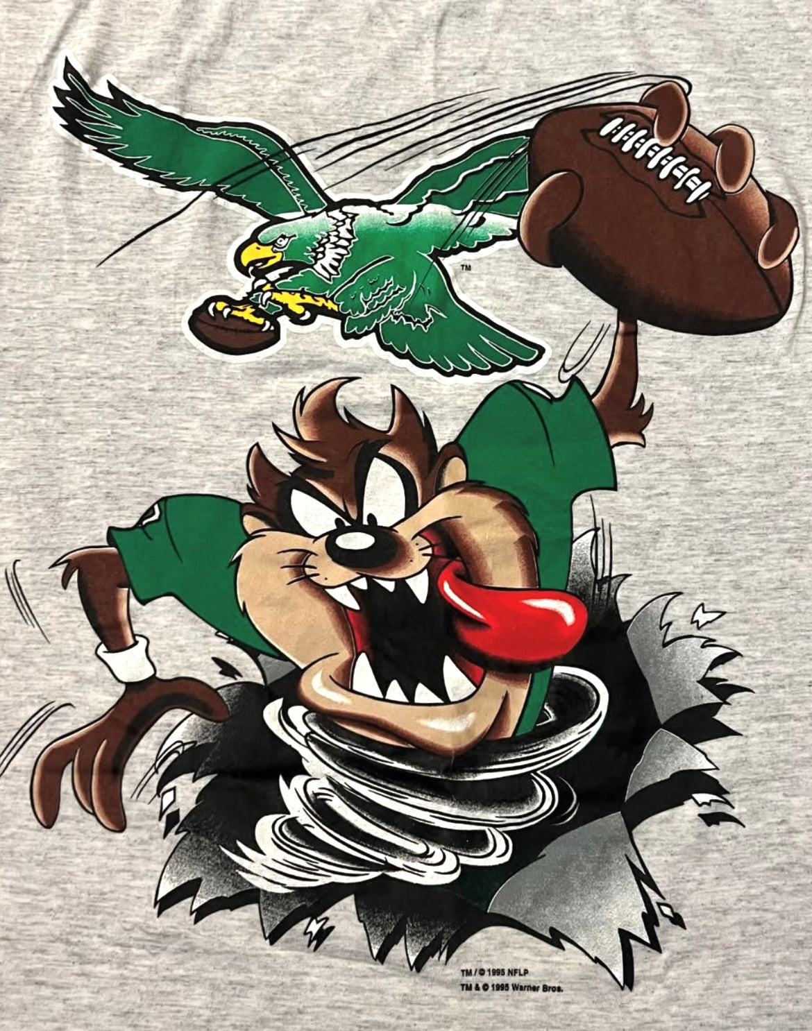 1995 Philadelphia Eagles x Taz League Leaders T-shirt: Size XL