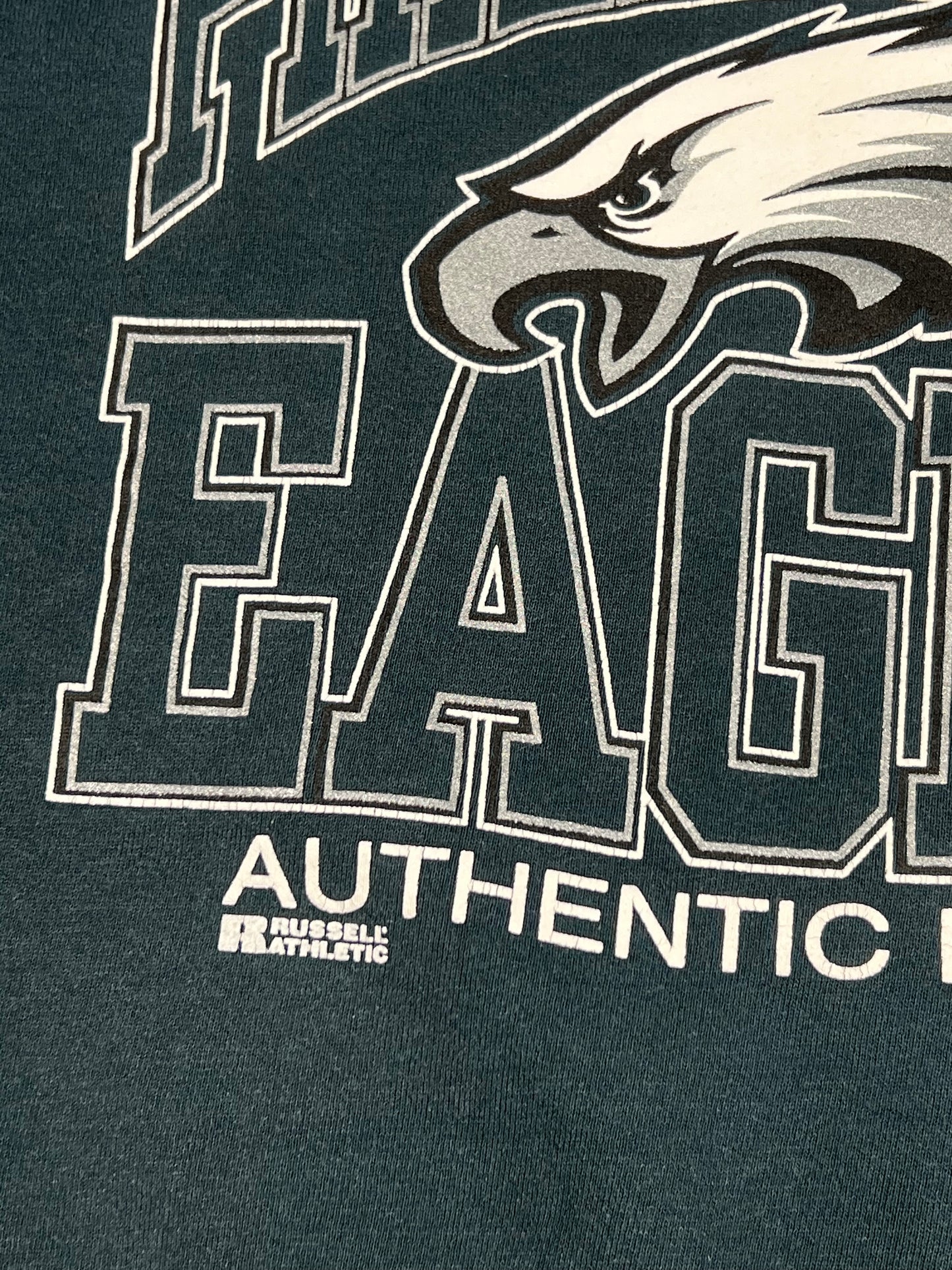 1996 Philadelphia Eagles Russell Athletic Sweatshirt: Size Large