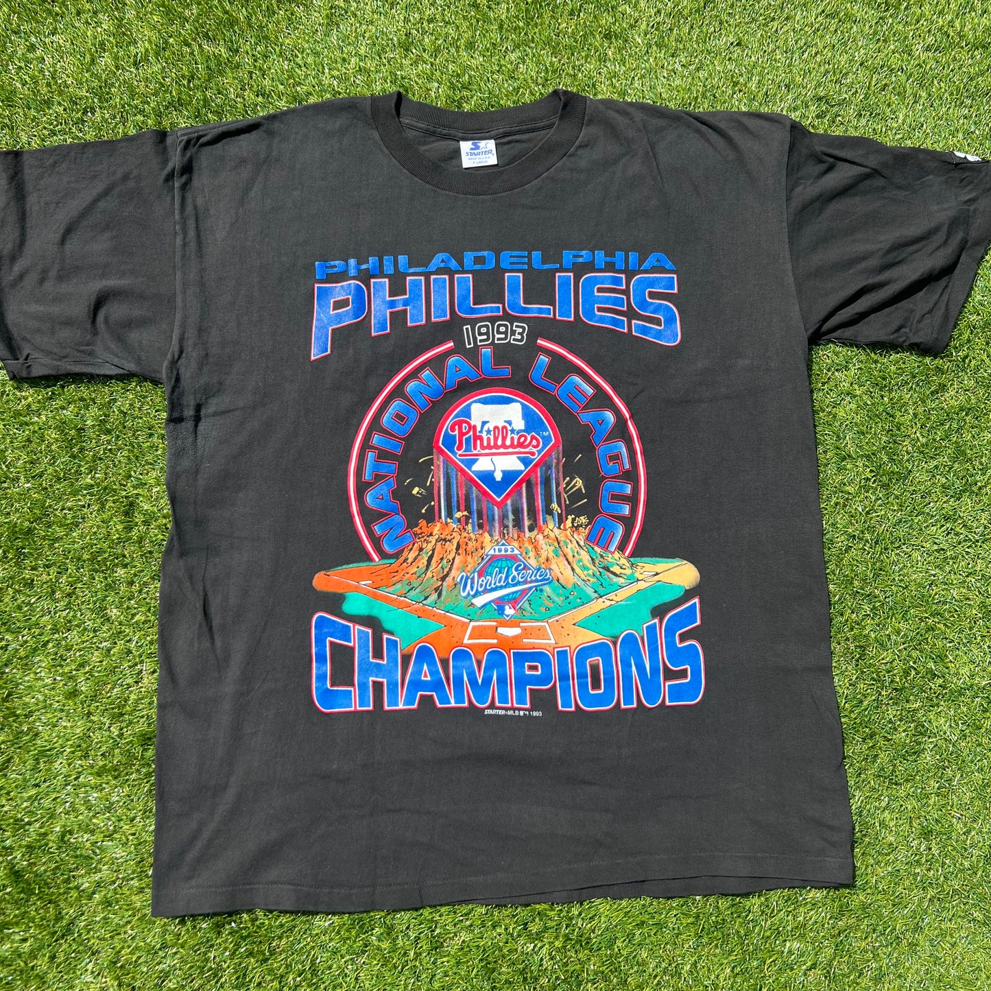 1993 Philadelphia Phillies Starter League Champions T-shirt: Size XL