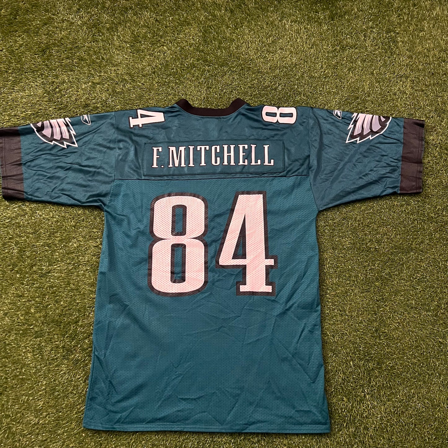 2000s Philadelphia Eagles Freddie Mitchell Reebok Jersey: Size Medium