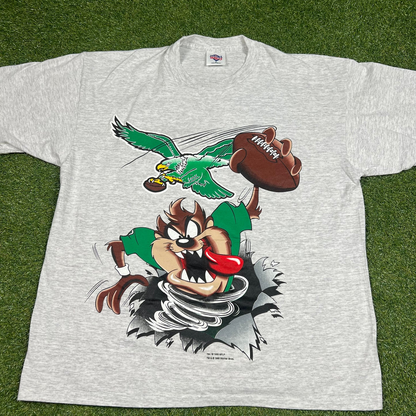 1995 Philadelphia Eagles x Taz League Leaders T-shirt: Size XL