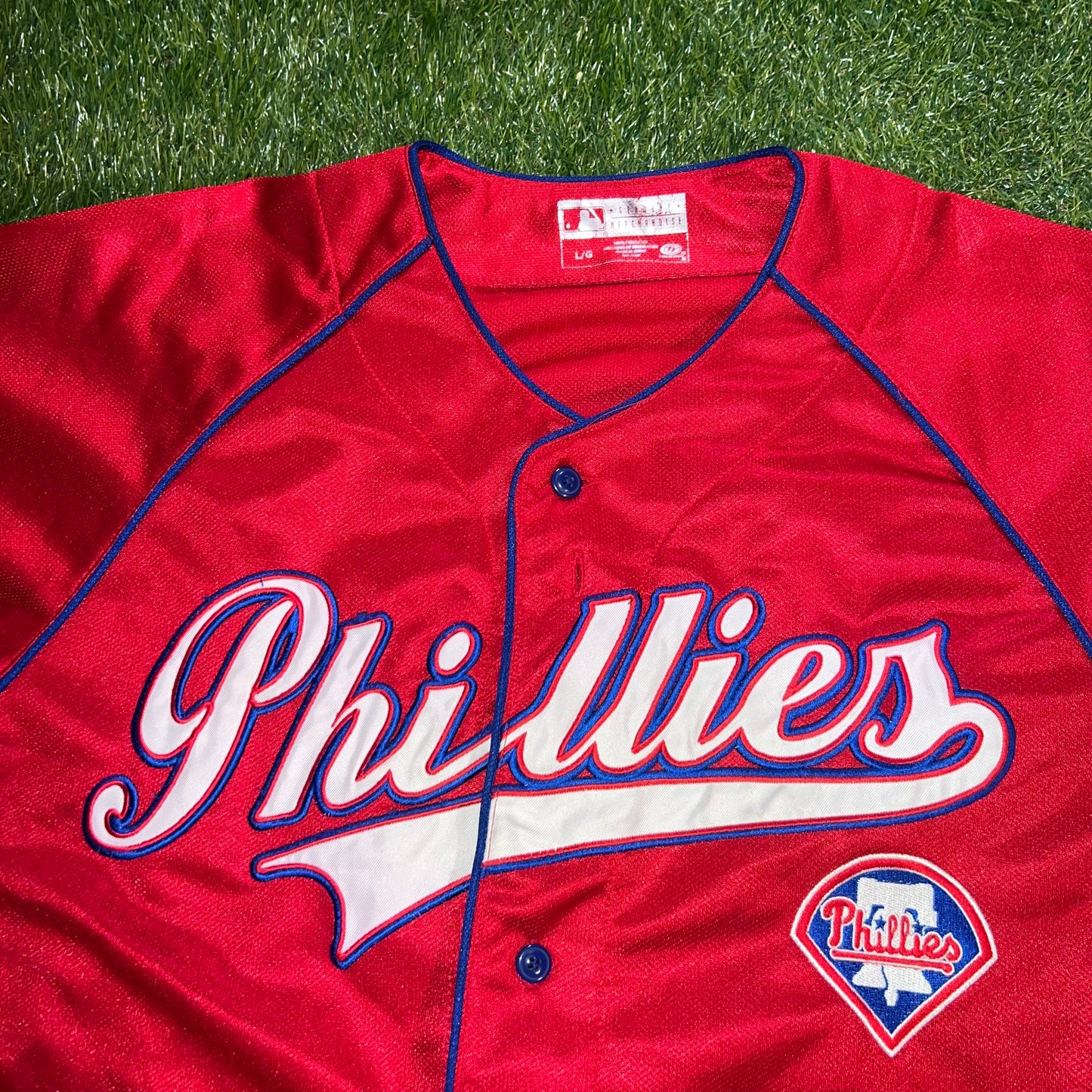 Philadelphia Phillies True Fan Baseball Jersey Men's: Size L