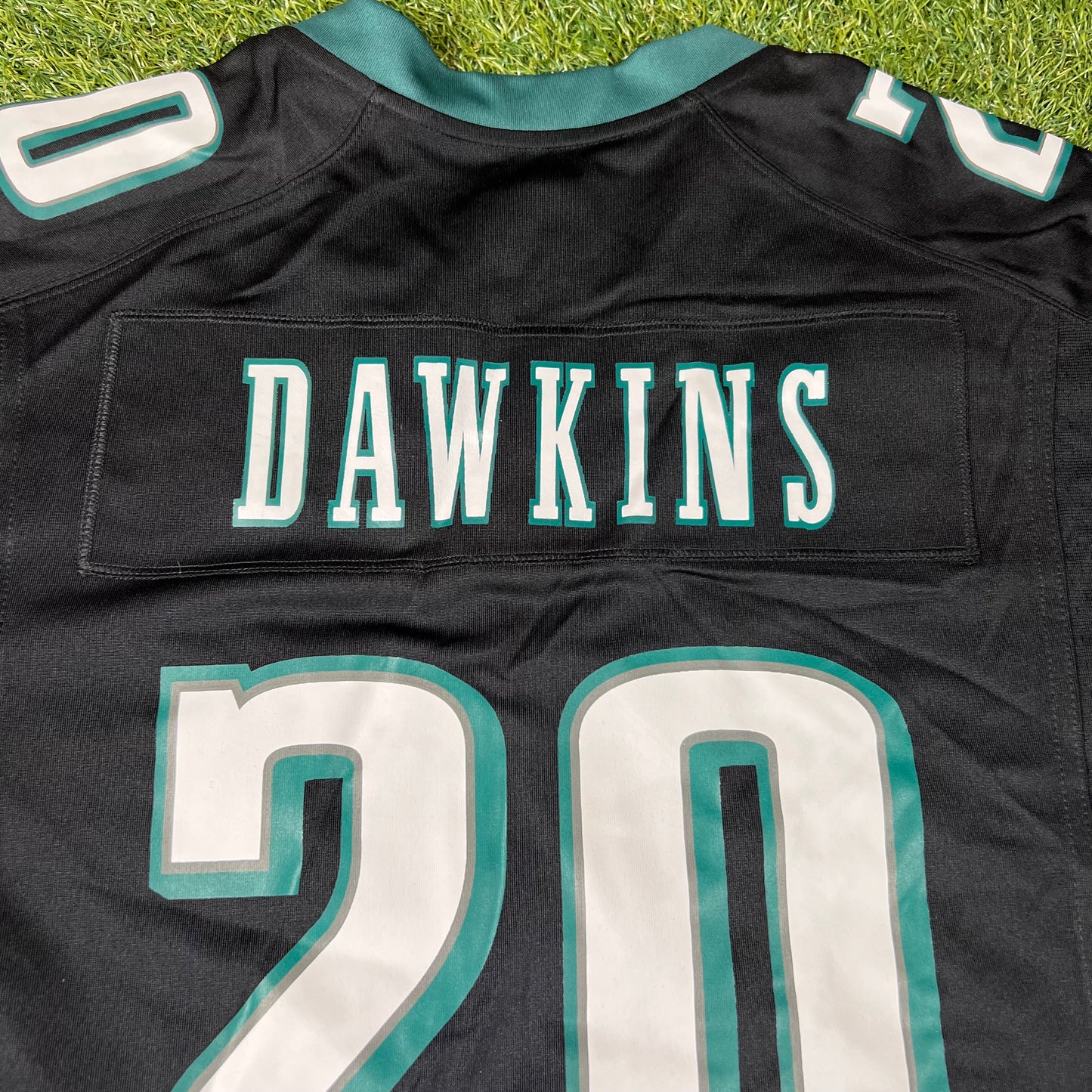 NWOT Brian Dawkins Philadelphia Eagles Nike Alternate Game Jersey - Black: Size M