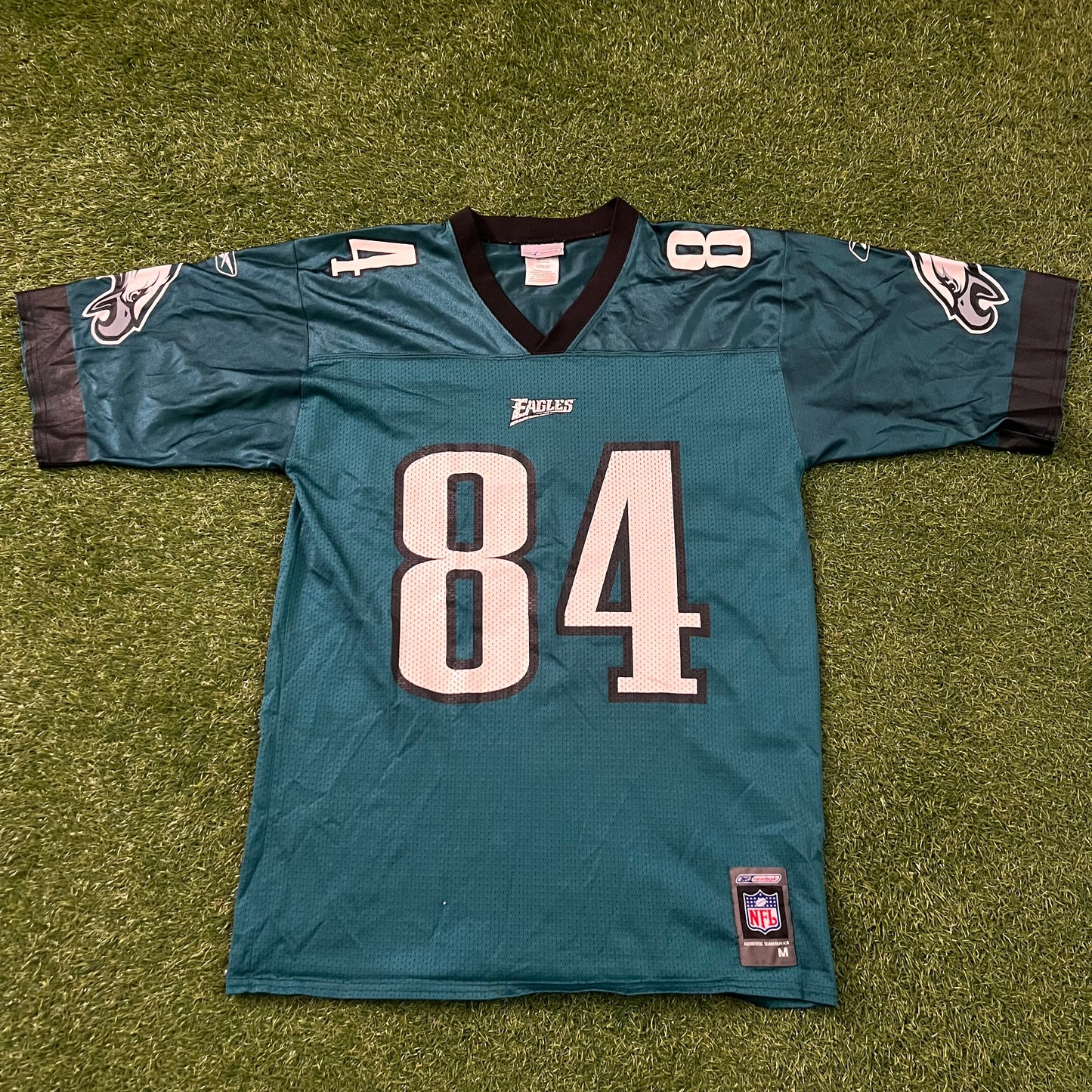 2000s Philadelphia Eagles Freddie Mitchell Reebok Jersey: Size Medium