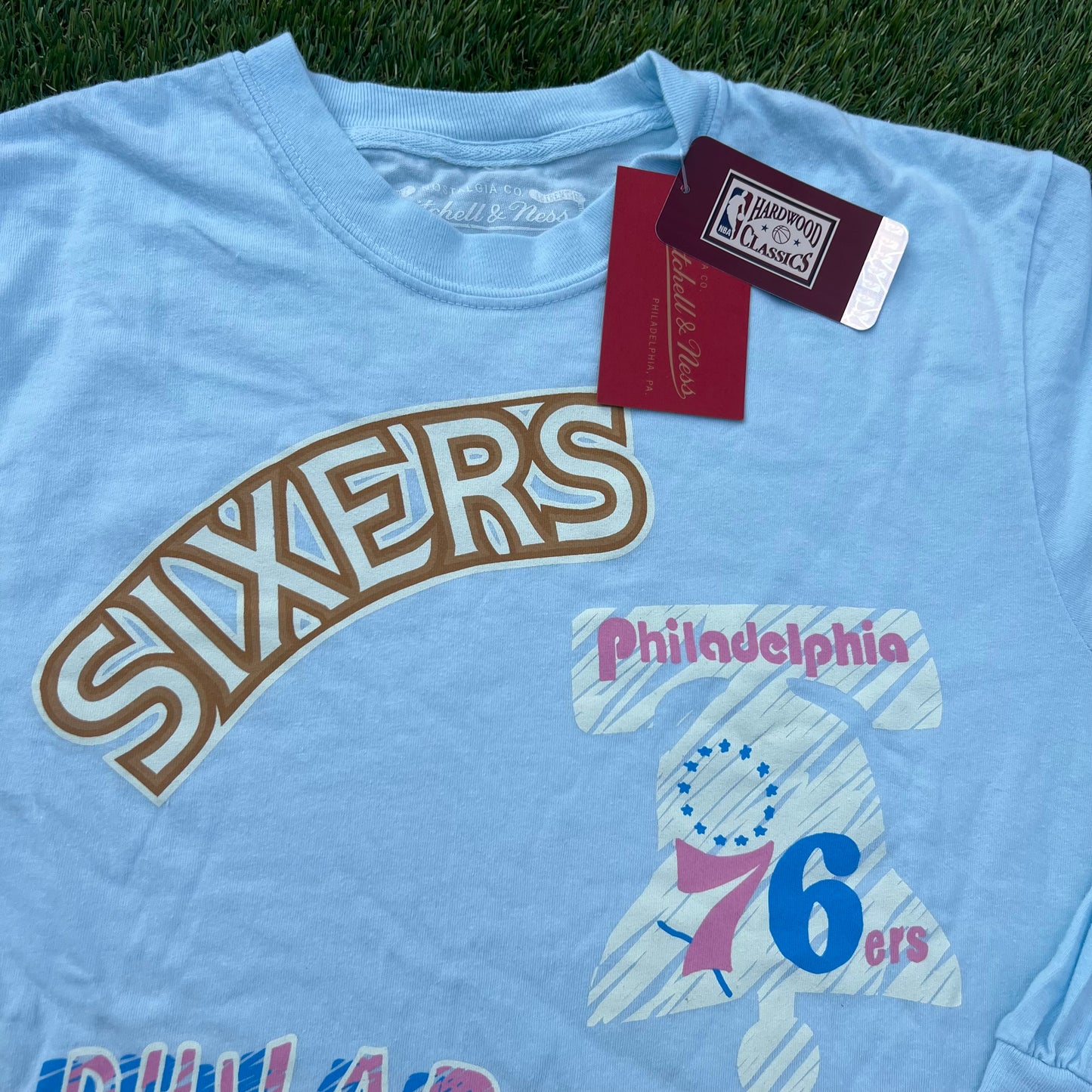 New Philadelphia 76ers Mitchell & Ness NBA: Size M