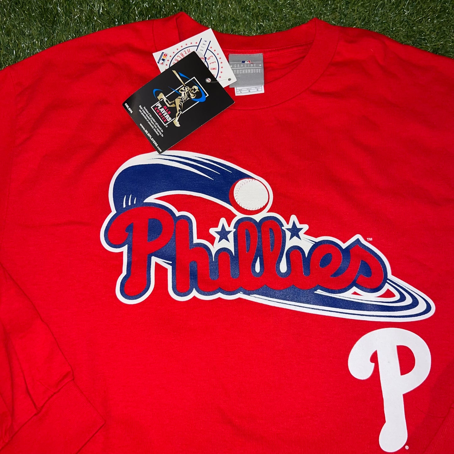 Deadstock Philadelphia Phillies Genuine Merchandise Cliff Lee Long Sleeve T-shirt: Size Large