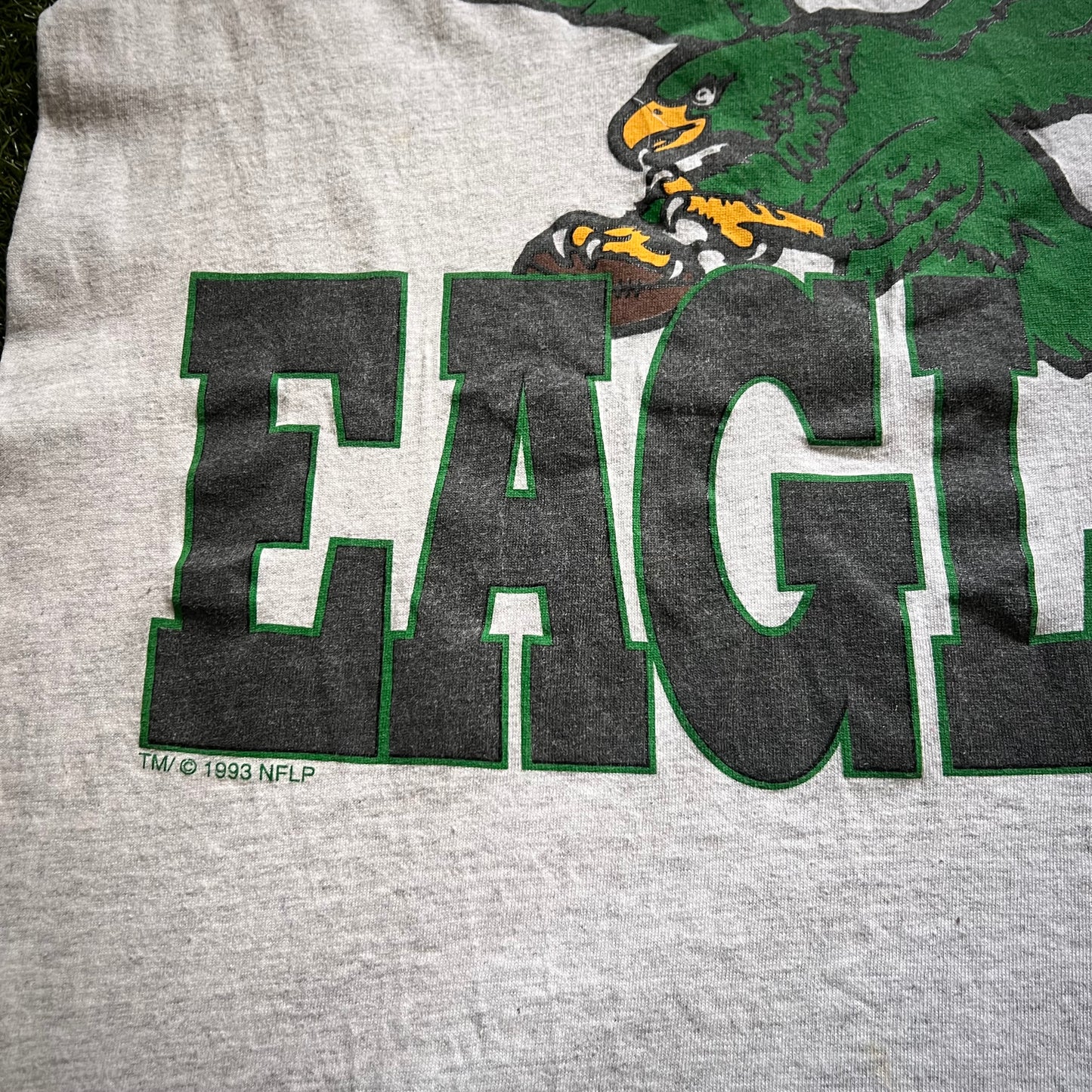 1993 Philadelphia Eagles “The Game” Light Hoodie: Size M