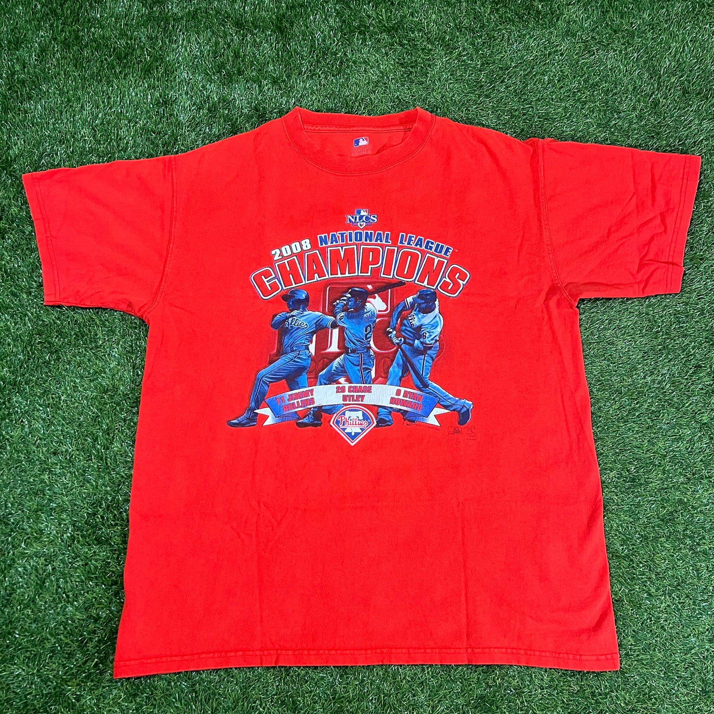 2008 National League Champions Philadelphia Phillies T-shirt: 22 x28