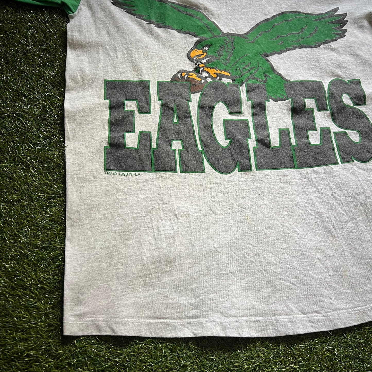 1993 Philadelphia Eagles “The Game” Light Hoodie: Size M