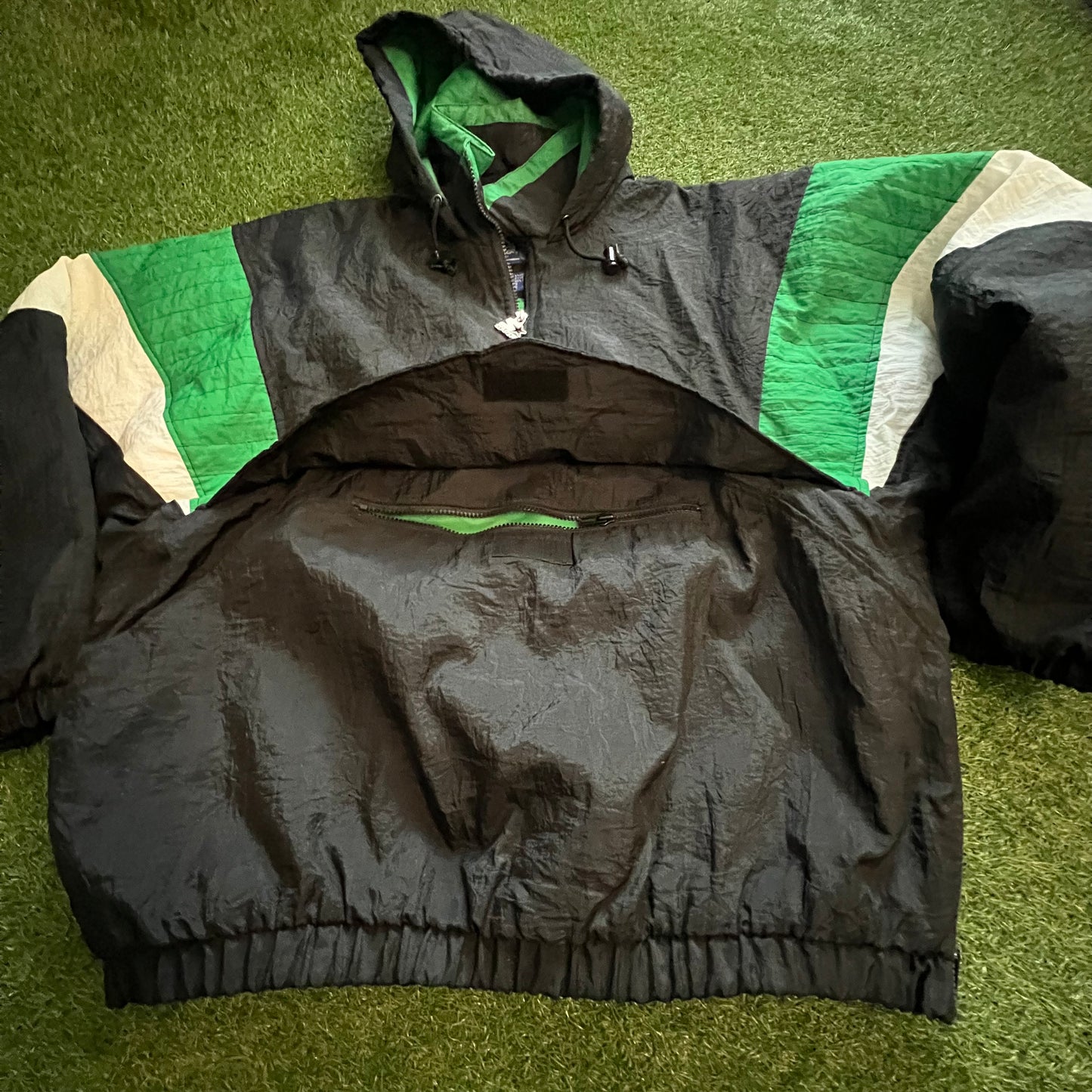 Vintage NBA Boston Celtics Hooded Starter Jacket: Size XL