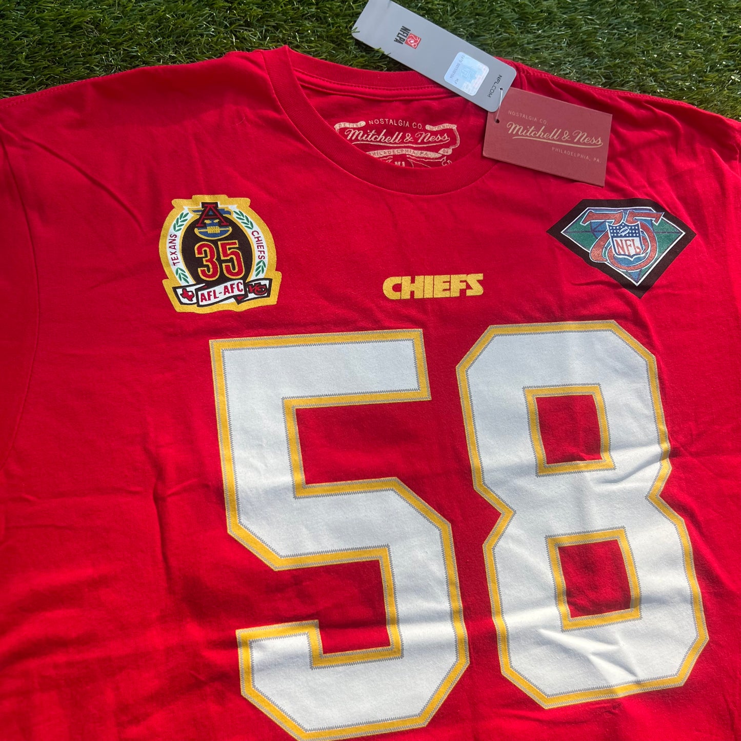 New Derrick Thomas Kansas City Chiefs Mitchell & Ness Throwback: Size XL