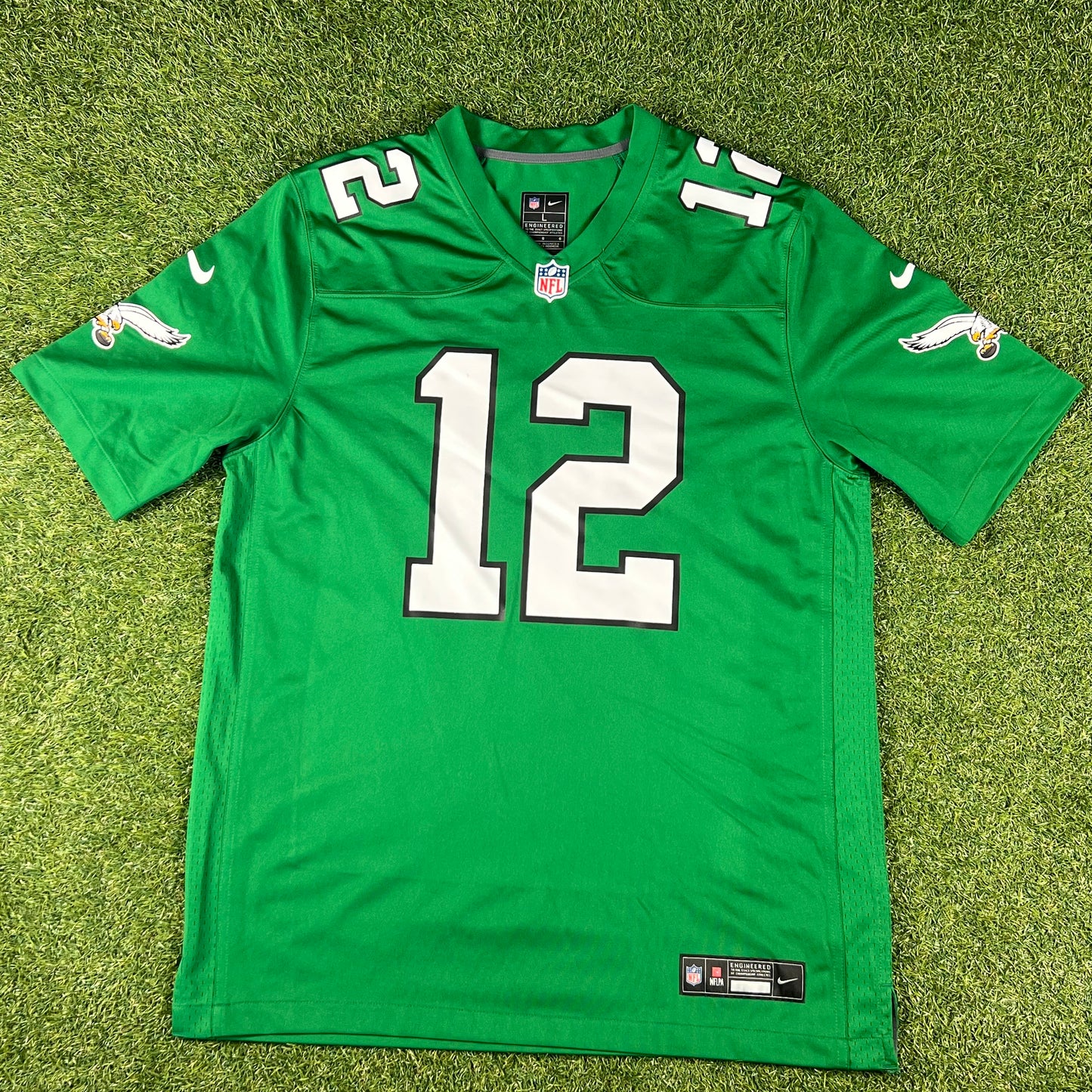 Philadelphia Eagles Randall Cunningham Philadelphia Legacy Replica Jersey Kelly Green: Size Large