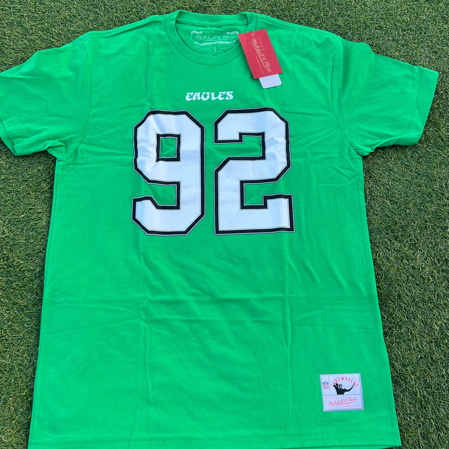 Philadelphia Eagles Mitchell & Ness Reggie White T-shirt: Size Large