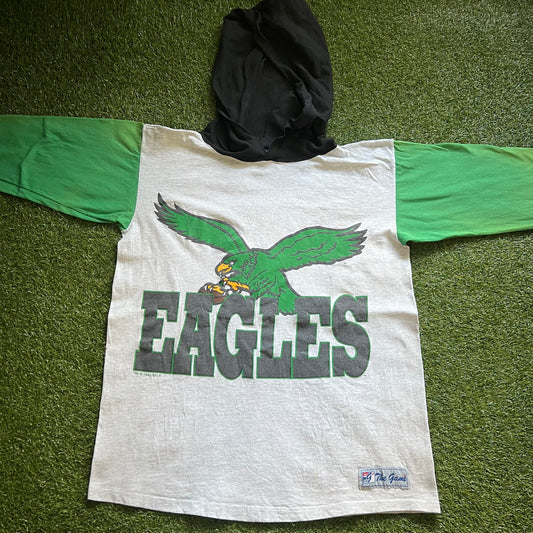 1993 Philadelphia Eagles “The Game” Light Hoodie: Size M