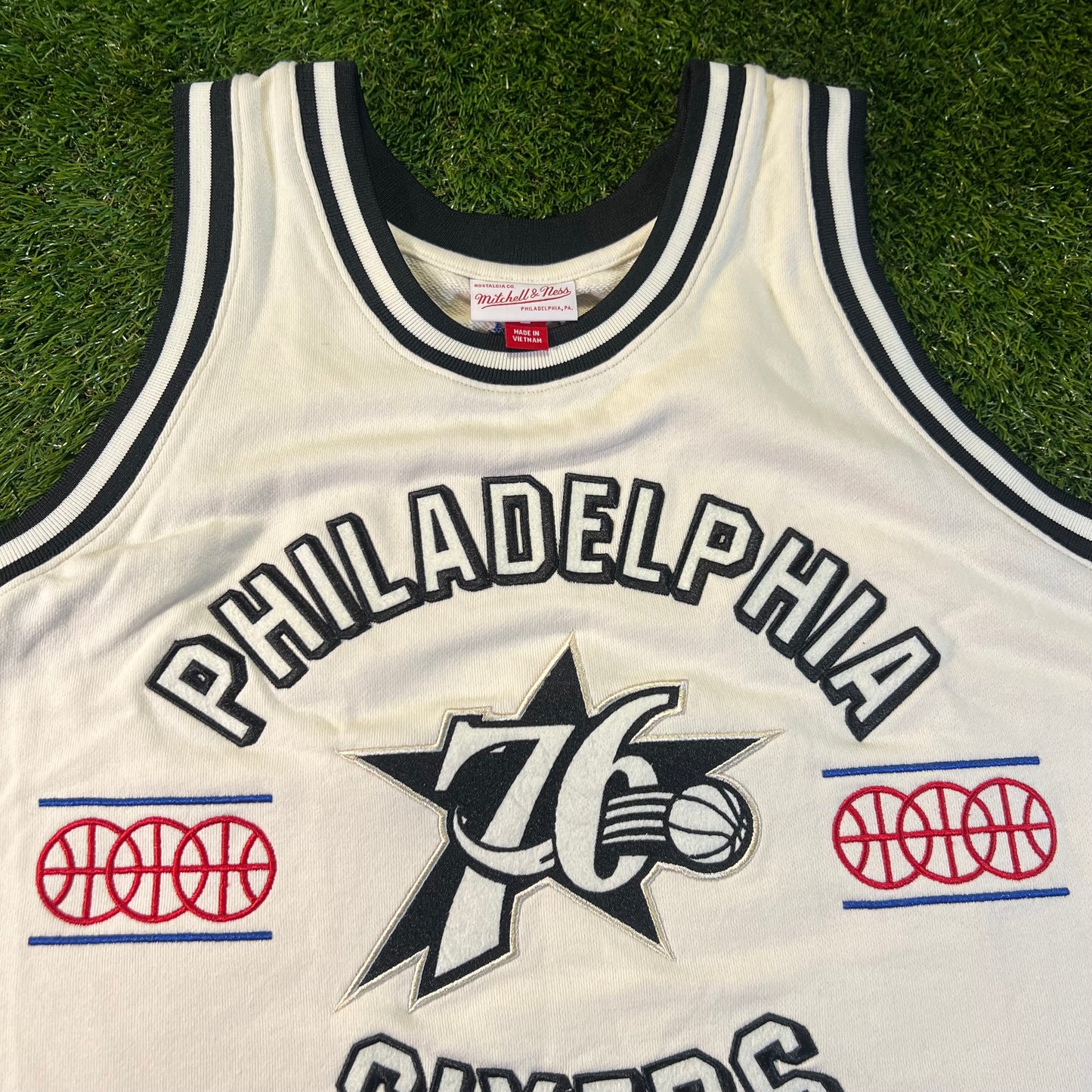 New Philadelphia 76ers Dune Royal Jersey: Size L