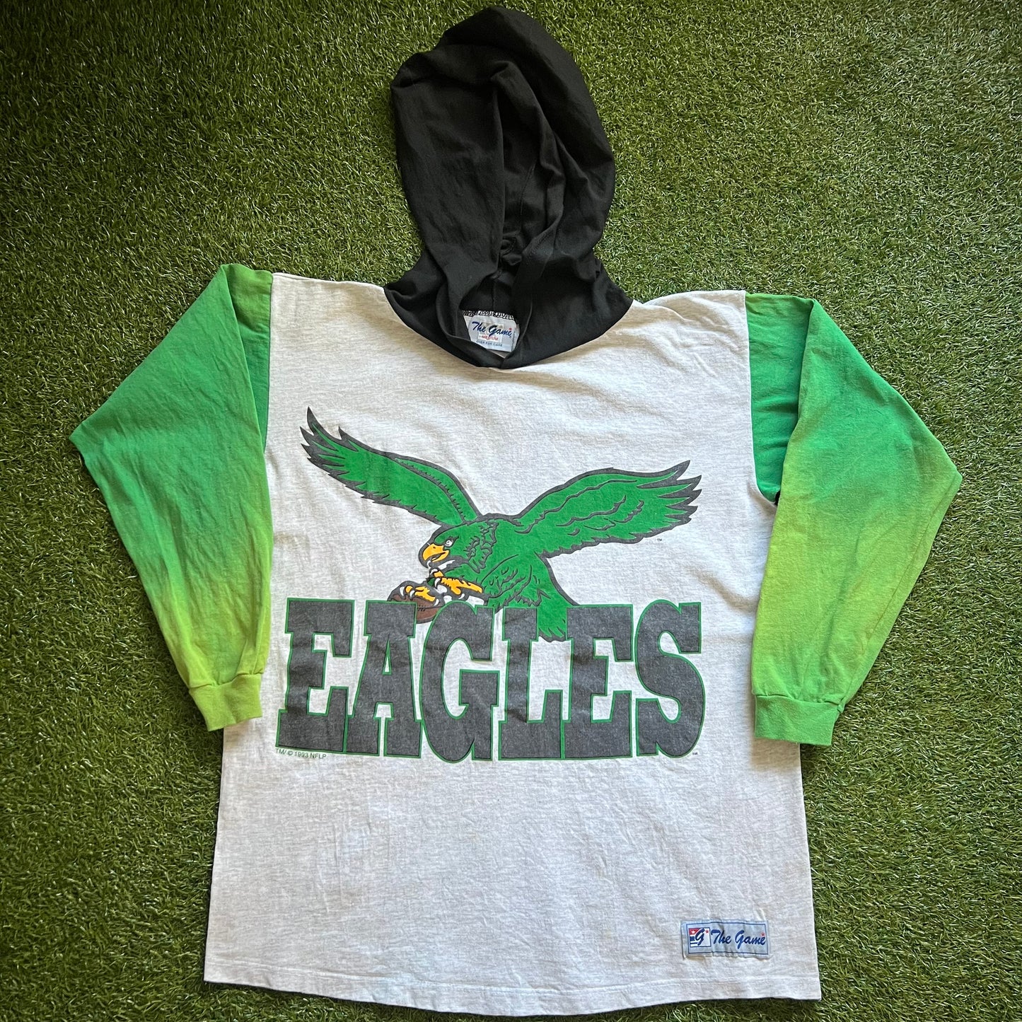 1993 Philadelphia Eagles “The Game” Light Hoodie: Size M