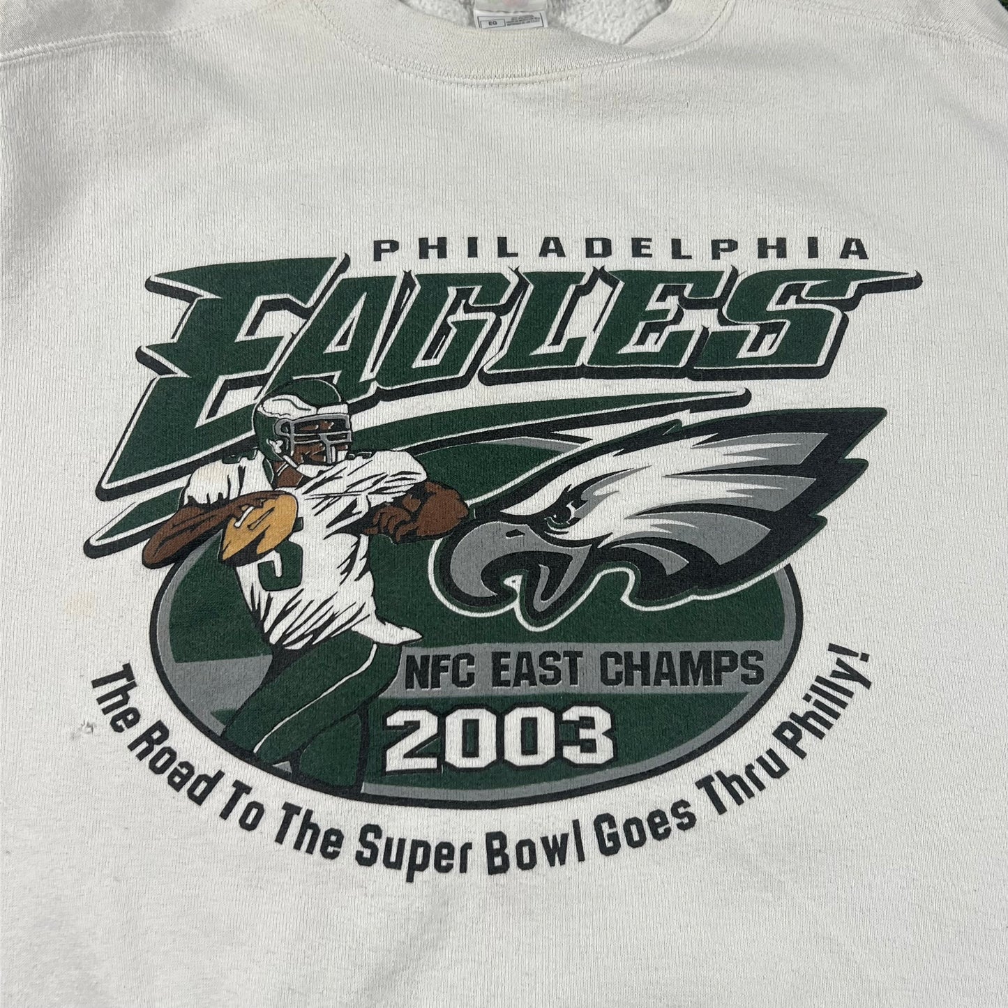 2003 Philadelphia Eagle Jerzees NFC East Champions: Size XL