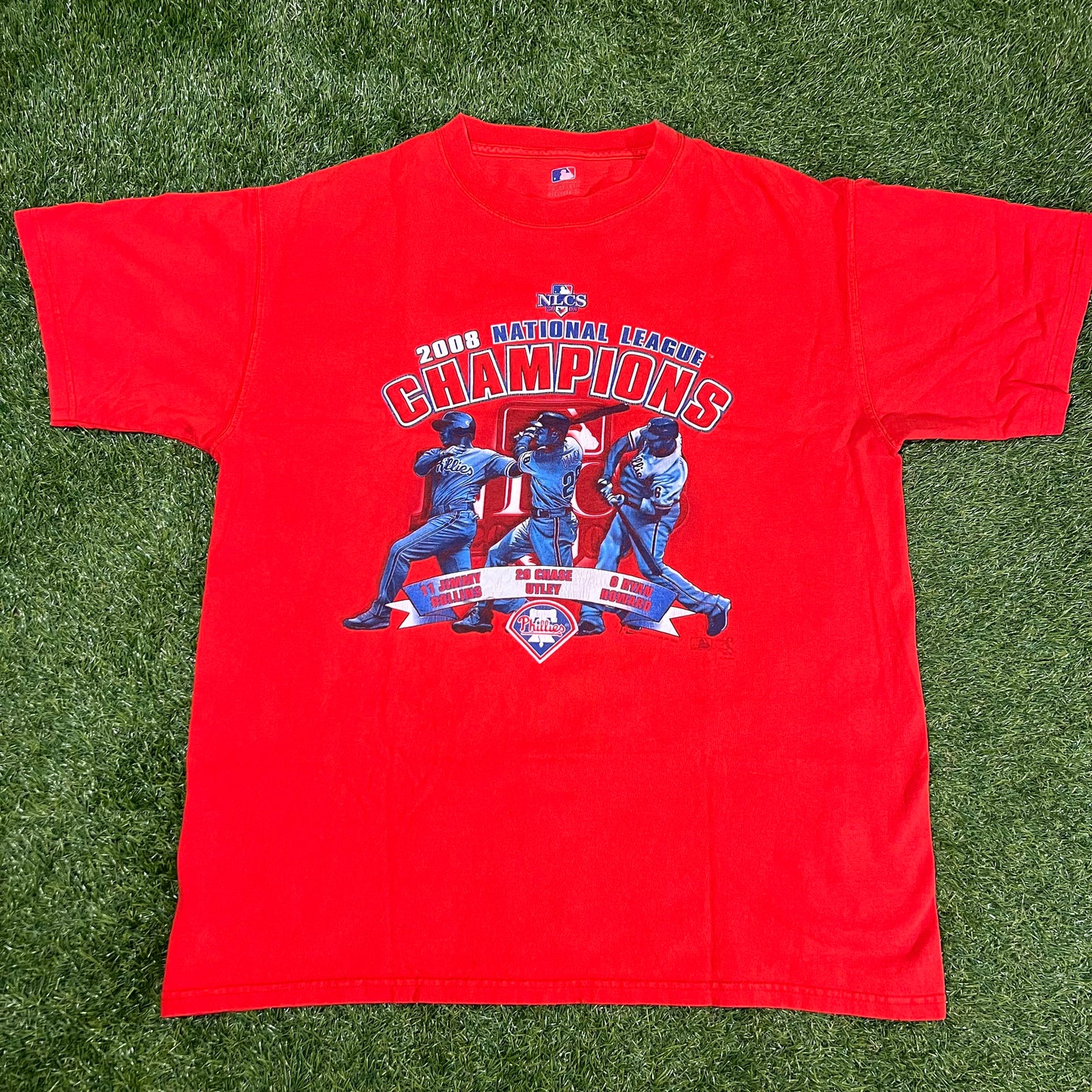 2008 National League Champions Philadelphia Phillies T-shirt: 22 x28