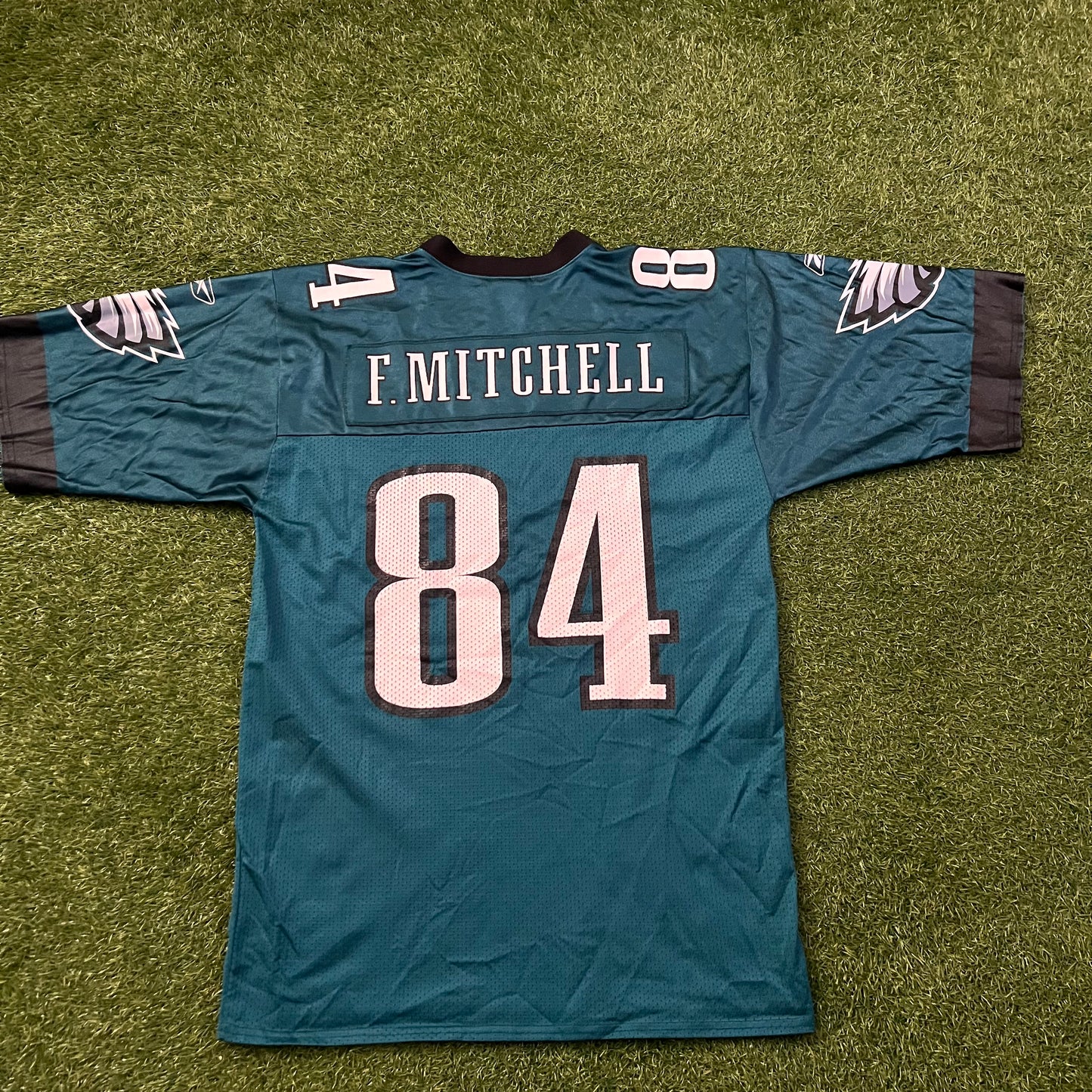 2000s Philadelphia Eagles Freddie Mitchell Reebok Jersey: Size Medium