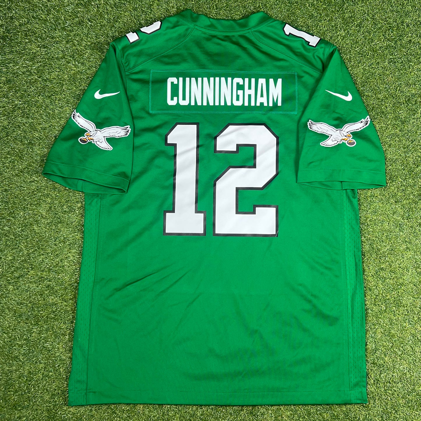 Philadelphia Eagles Randall Cunningham Philadelphia Legacy Replica Jersey Kelly Green: Size Large