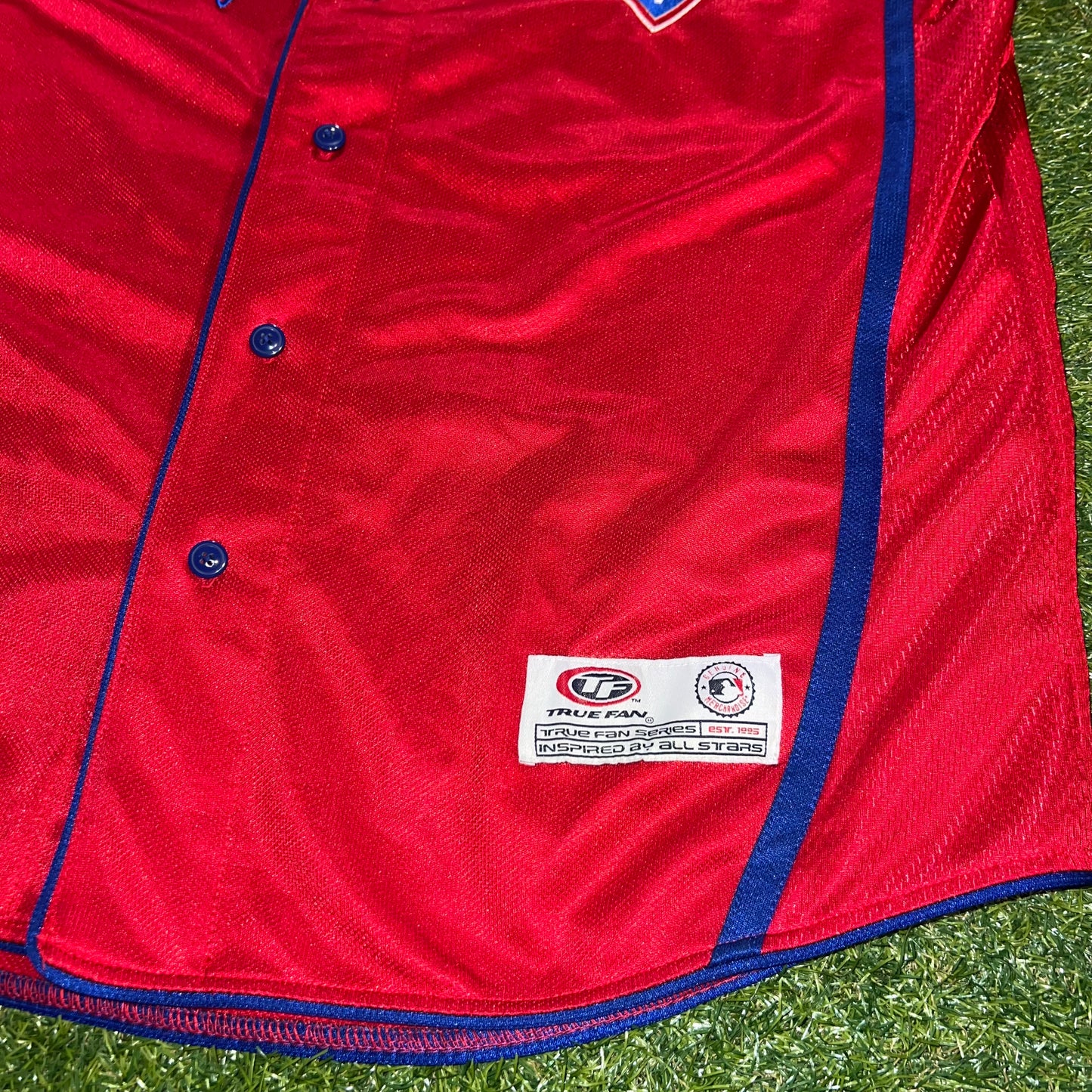 Philadelphia Phillies True Fan Baseball Jersey Men's: Size L