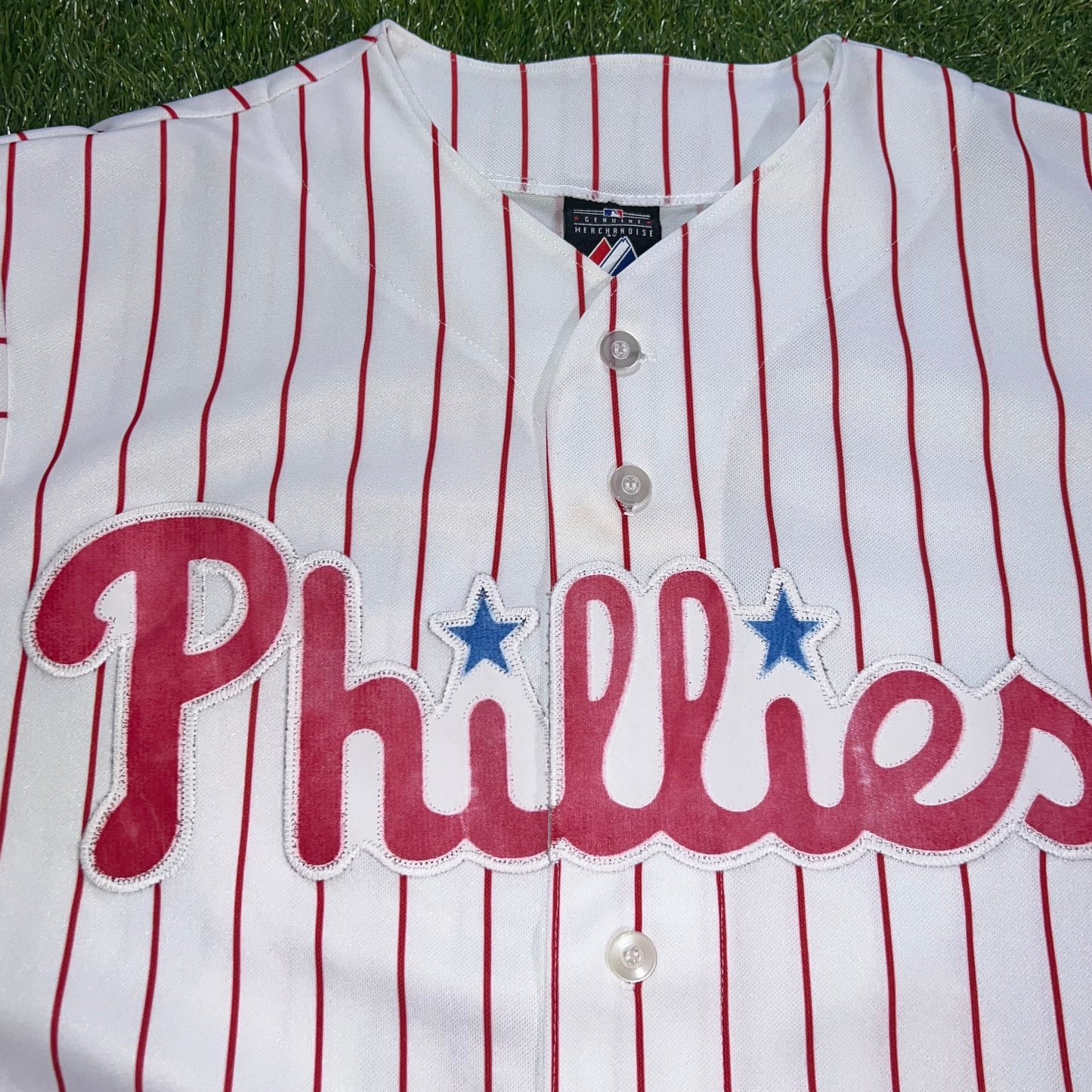 Philadelphia Phillies MLB Majestic White Home Jersey