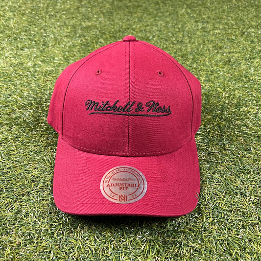 Mitchell & Ness Men's Burgundy and Red Hat