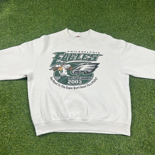 2003 Philadelphia Eagle Jerzees NFC East Champions: Size XL