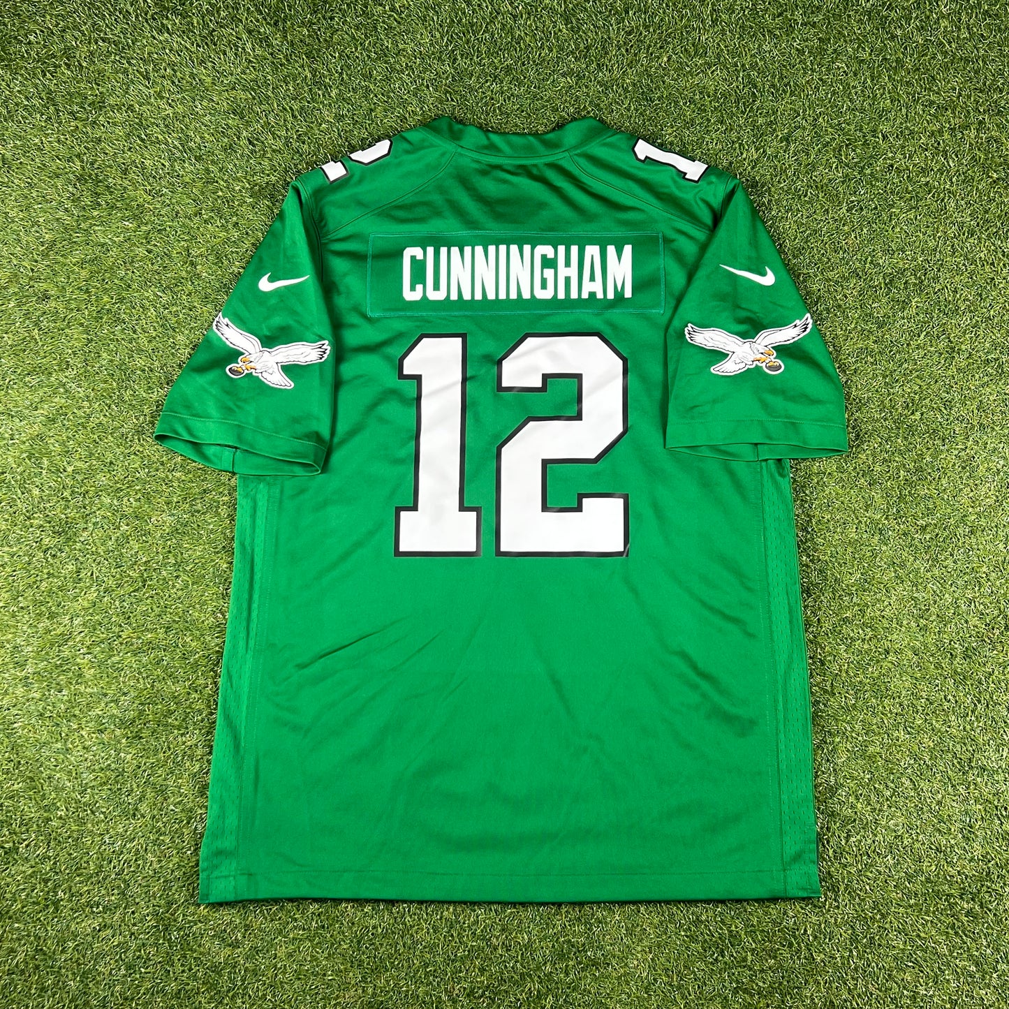 Philadelphia Eagles Randall Cunningham Philadelphia Legacy Replica Jersey Kelly Green: Size Large