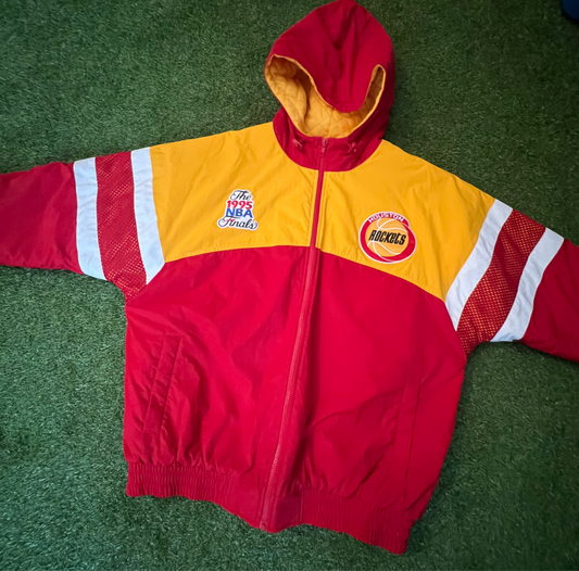 NWOT Mitchell & Ness Houston Rockets Jacket: size L