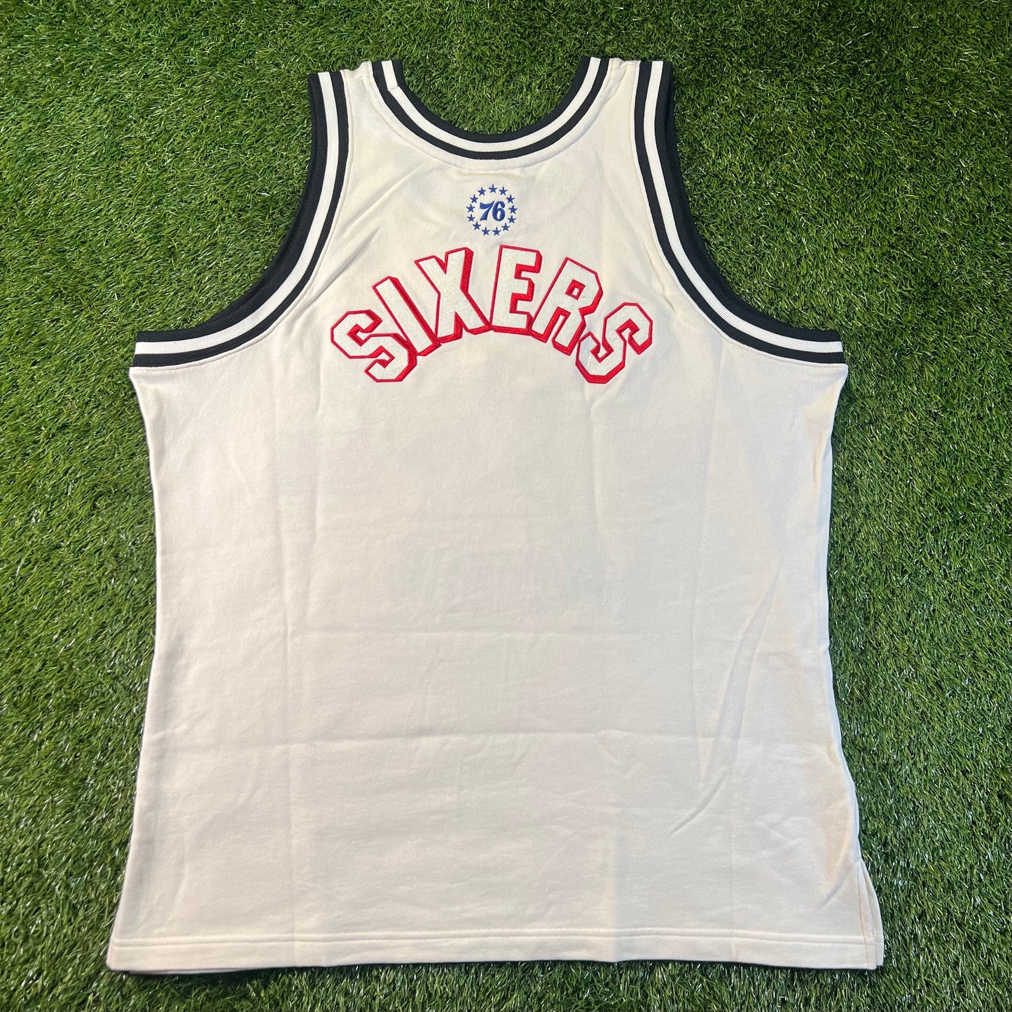 New Philadelphia 76ers Dune Royal Jersey: Size L