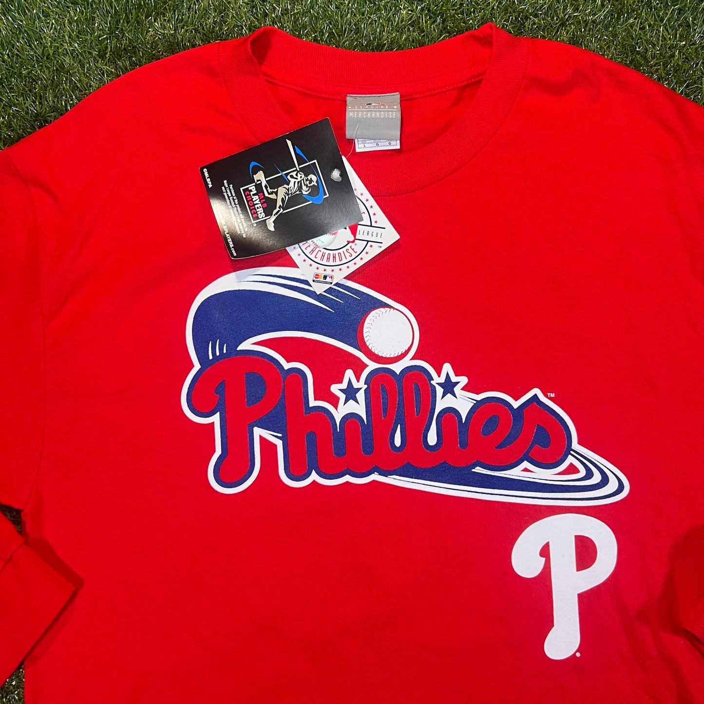 Deadstock Philadelphia Phillies Genuine Merchandise Cliff Lee Long Sleeve T-shirt: Size Large