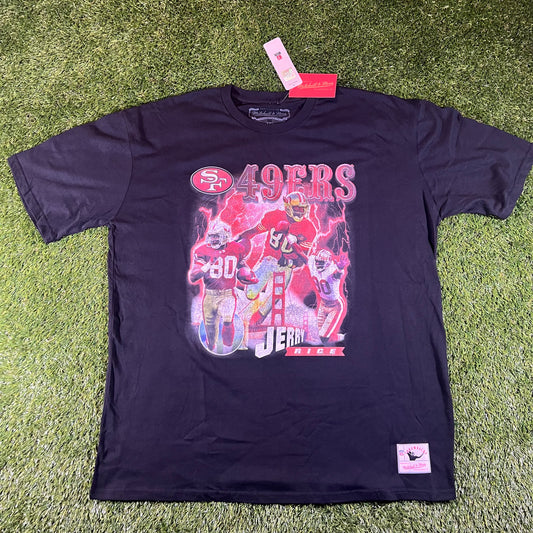 New Mitchell & Ness 49ers Jerry Rice T-Shirt: Size XXL