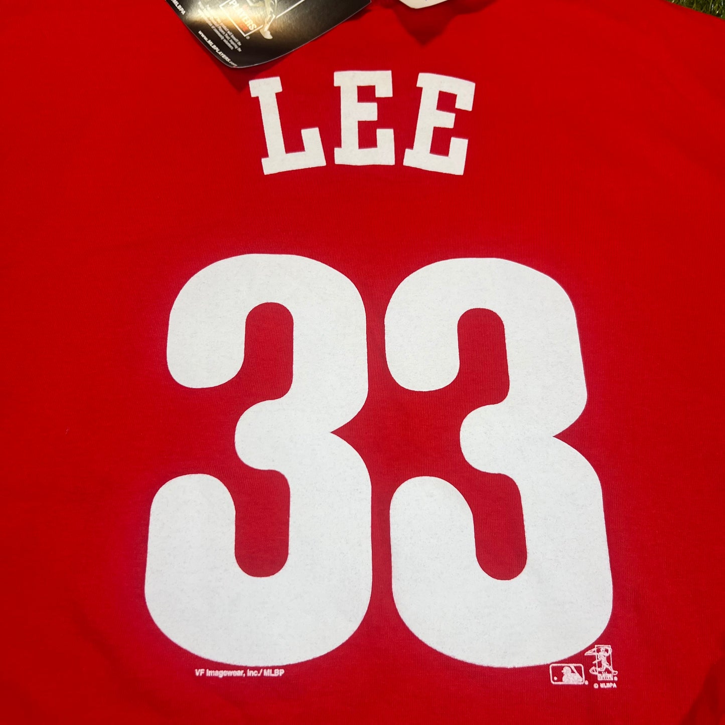 Deadstock Philadelphia Phillies Genuine Merchandise Cliff Lee Long Sleeve T-shirt: Size Large