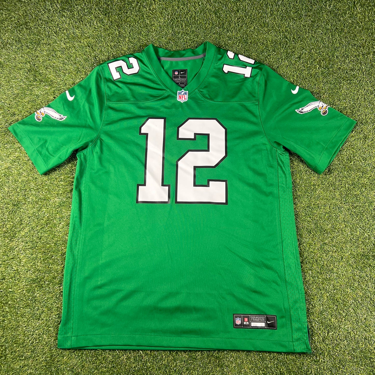 Philadelphia Eagles Randall Cunningham Philadelphia Legacy Replica Jersey Kelly Green: Size Large