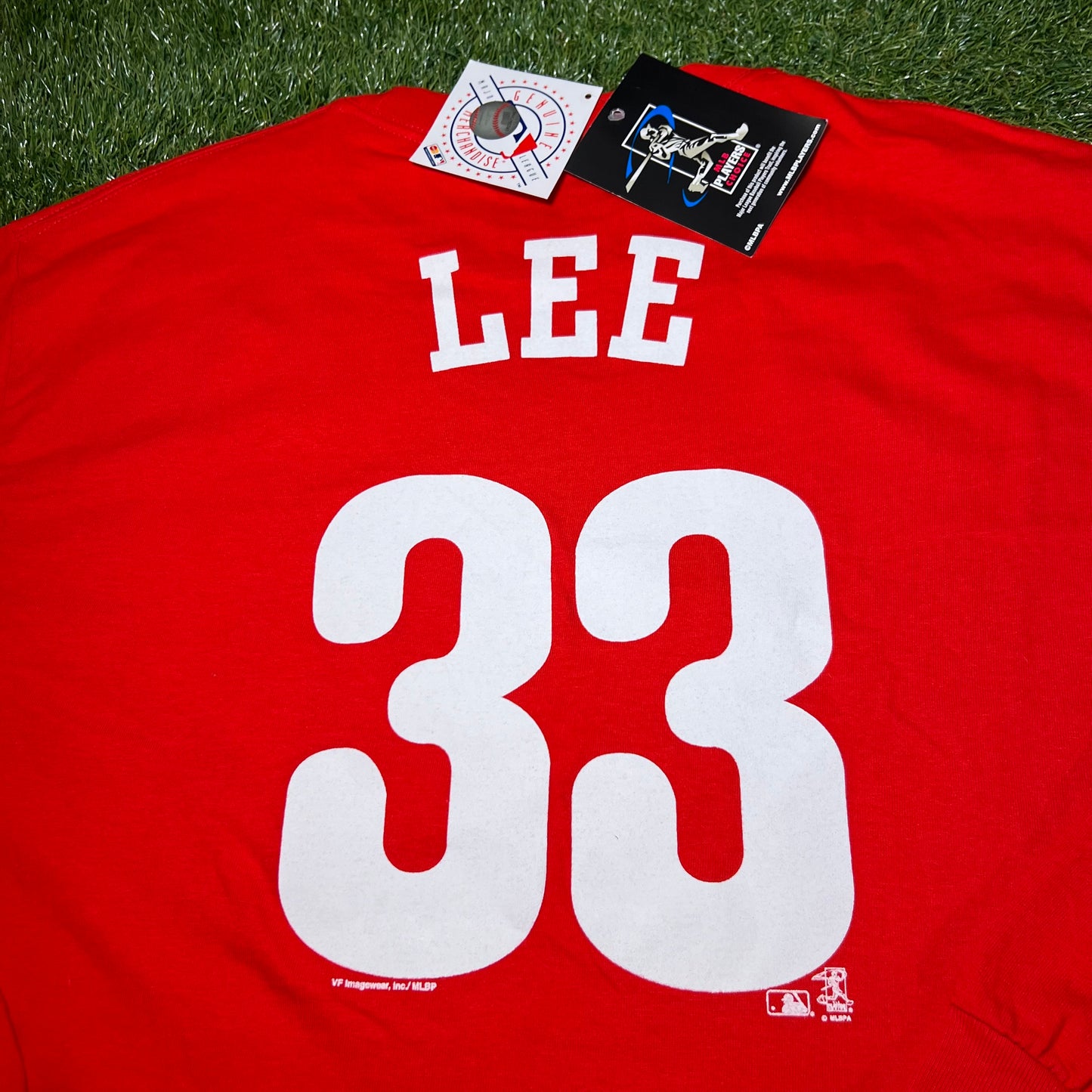 Deadstock Philadelphia Phillies Genuine Merchandise Cliff Lee Long Sleeve T-shirt: Size Large