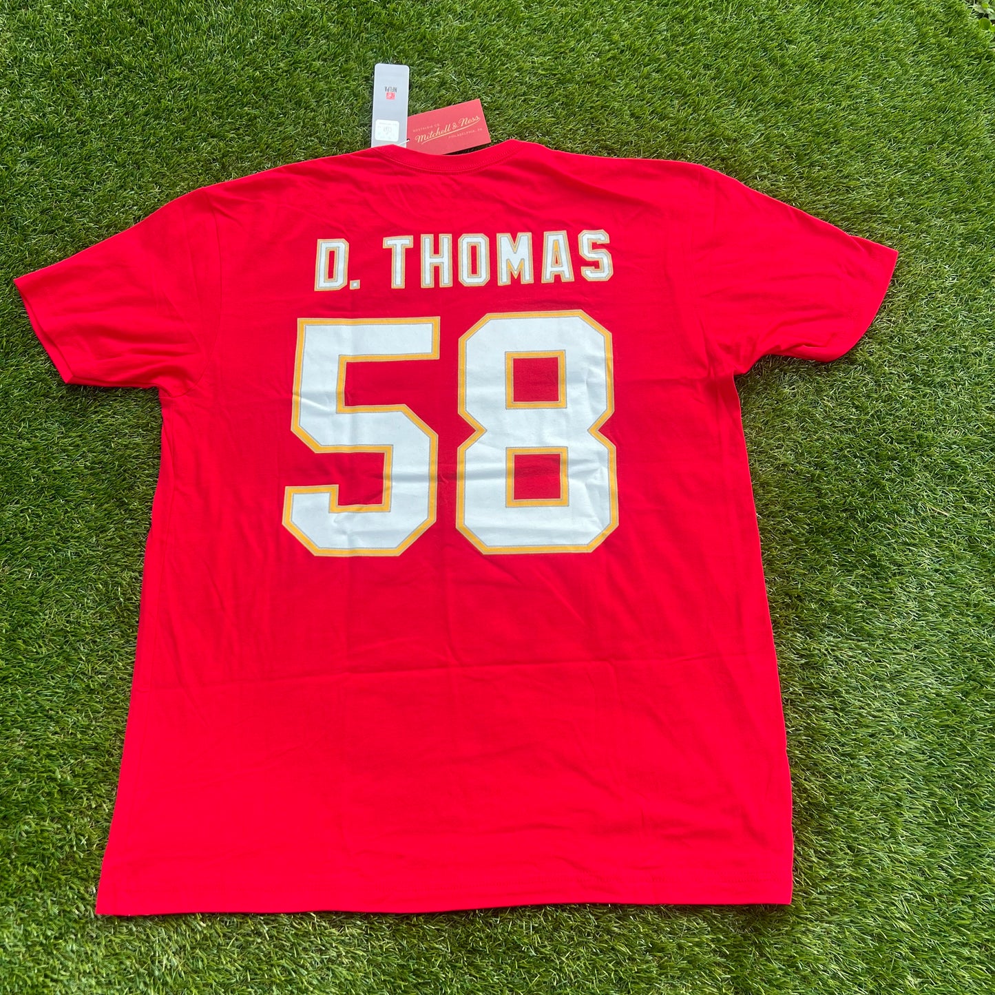 New Derrick Thomas Kansas City Chiefs Mitchell & Ness Throwback: Size XL