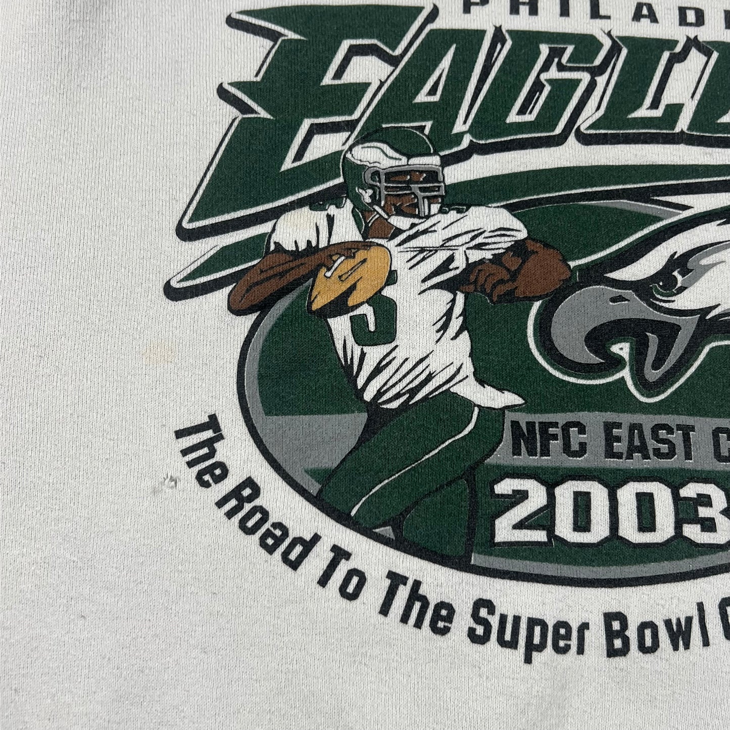 2003 Philadelphia Eagle Jerzees NFC East Champions: Size XL