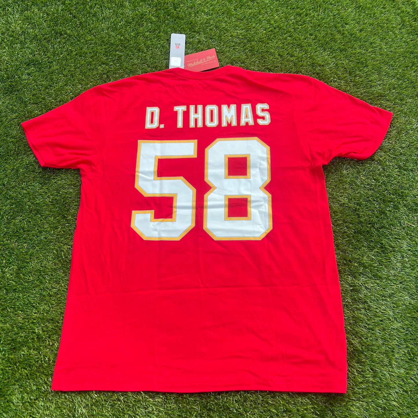 New Derrick Thomas Kansas City Chiefs Mitchell & Ness Throwback: Size XL