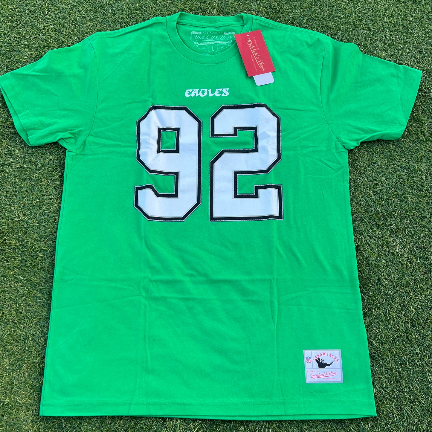 Philadelphia Eagles Mitchell & Ness Reggie White T-shirt: Size Large