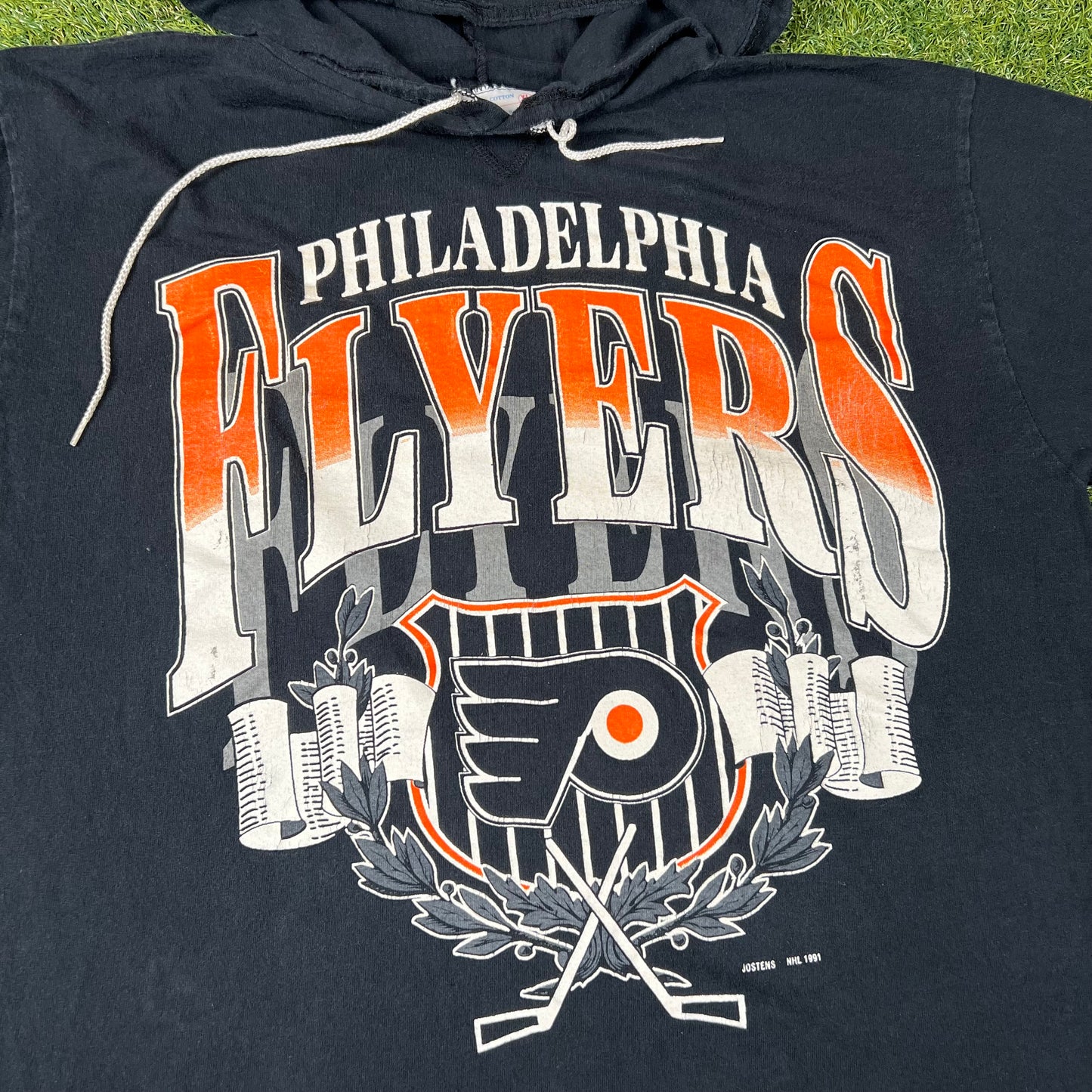 1991 Philadelphia Flyers Artex Light Hoodie: Size XL