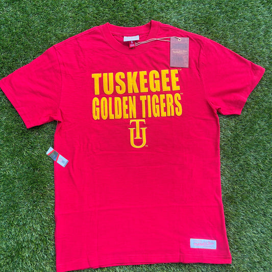 New Tuskegee Golden Tigers Mitchell & Ness T-Shirt: Size S